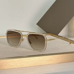 glasses designers sunglasses men FLIGHT006 Hollywood star model 18K gold plating process ultra-clear lenses classic square Leisure Luxury Rectangular shades