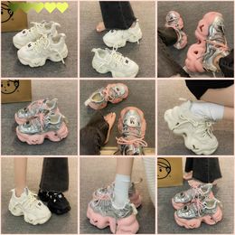 European Station Dad Shoes Women Show Feet New Casual Sports Sneakers pink black white Casual cute breathable Sports Sandals classic trendy non -slip