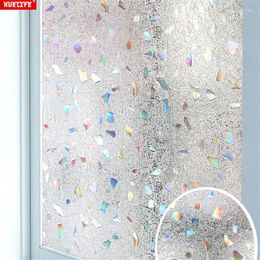 Window Stickers 45/60/90cm UV-resistant Adhesive-free Electrostatic Glass Film Frosted Sticker Bathroom Office Balcony