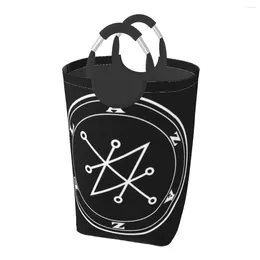 Laundry Bags Azazel Demon White Sigil Occult Magick Seal A Dirty Clothes Pack