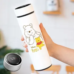 Steering Wheel Covers Pooh Bear Tigger Stainless Steel 316 Vacuum Cup Girl Cute Heart Portable Good-looking Water Food Truck Car Mugs