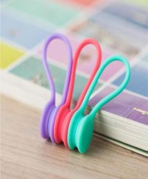 Multifunction Silicone Magnetic Wire Cable Organiser Phone Key Cord Clip USB Earphone Clips Data line Storage Holder OOD55556232078