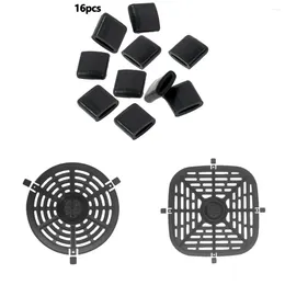 Tools 16Pcs Rubber Bumpers Air Fryer Crisper Plate Tray Protective Covers Replacement Parts Accessories Kitchen