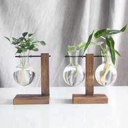 Vases Flower Plant Clear Glass Vase Hanging Planter Terrarium Container Party Wedding Decor Bottle Pot Home Garden Ball Round