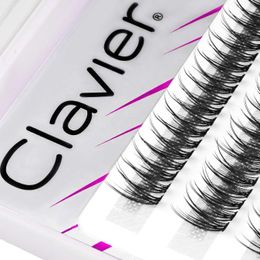 False Eyelashes Clavier Vshape Silk Cluster Eyelash Professional Makeup Personal Extension Natural Appearance C-shaped Q240510