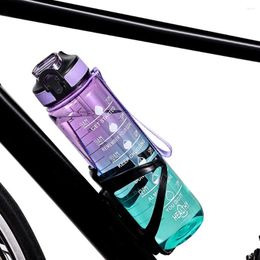 Water Bottles 1000ml Motivational Bottle Leakproof Gradient Cup Large Capacity For Outdoor Travel Gym Fitness