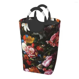 Laundry Bags Dutch Midnight Botanical Night Garden A Dirty Clothes Pack