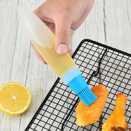 Tools Portable Oil Bottle Barbecue Brush Silicone Kitchen Bbq Cooking Tool Baking Pancake Camping Accessories Gadgets