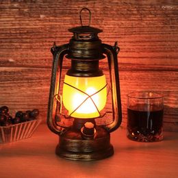 Table Lamps Charging Decoration Atmosphere Light Retro Horse Outdoor Camping Bar Lantern Home Decor Led Desk Lamp