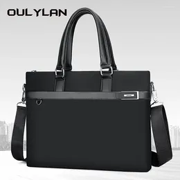 Backpack Laptop Handbag Men's Bag Korean Waterproof Oxford Business Computer Briefcase