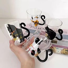 Wine Glasses Bubble Tea Glass Cup Creative Drinking Cold Coffee Mug Milk Straw