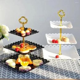 Baking Tools Multi-layer Plastic Cake Rake Birthday Dessert Table Fruit Decoration Wedding Tray Party Stand Display Supp U4N2