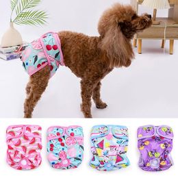 Dog Apparel Waterproof Female Diaper Underwear Sanitary Pants For Dogs Menstruation Puppy Pet Physiological Safety Shorts Panties Girl
