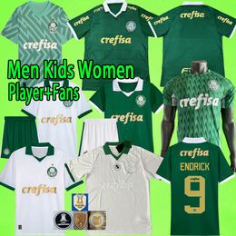 24 25 Palmeiras soccer jerseys with ads men kids kit ENDRICK DUDU RONY G.GOMEZ ESTEVAO VEIGA M.LOPEZ MURILO PIQUEREZ 2024 2025 football shirt Fan Player version uniform