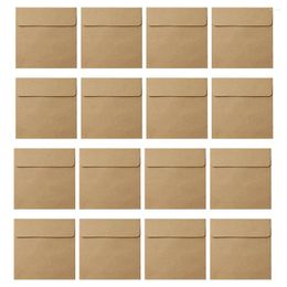 Gift Wrap Brown Mini Cards Kraft Paper Card Envelopes For Small Item Storage Coin Money