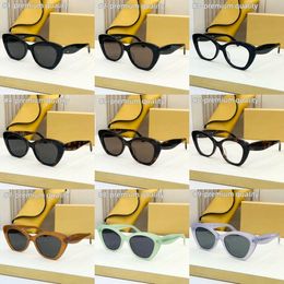 10A Premium Designer Sunglasses in Cat Eye Frame Women's Summer Sunscreen Glasses Luxury Fashion Couple's Accessories with Gift Box 27384