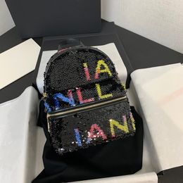 Backpacks 10A Mirror 1:1 quality Designer Luxury bags Fashion Tote Chain bag Shoulder bag Handbag Woman Sequin Bag 25cm With Gift box set WC451