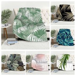 Blankets Plaid Sofa For Knee Warm Winter Bed Cover Throw Blanket Decorative Boho Fleece Nordic Modern Soft And Hairy Plant