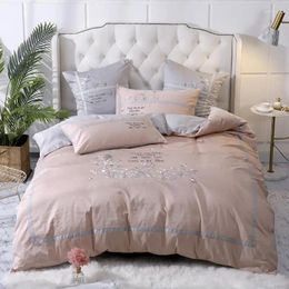 Bedding Sets 37 4 Pcs Comforter Plants Pattern Bed Linen Egyptian Cotton Duvet Cover Sheet Pillowcases Set