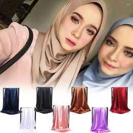 Scarves Sunscreen Super Stretch Shawl Headwear Women Girls Luxury Head Hijab Scarf Plain Jersey Wrap