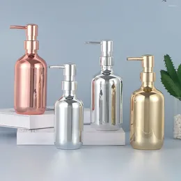 Liquid Soap Dispenser Modern Style Simple Design Empty Pump Jar Refillable Durable Washroom Rustproof Countertop Bathroom Accessories Sets