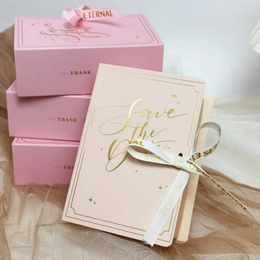 Gift Wrap 20/50 creative book gift boxes with ribbons wedding souvenirs candies cakes biscuits packaging birthday party favorite decorationsQ240511