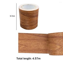 Window Stickers Woodgrain Repair Tape Patch Wood Textured Furniture Adhesive Strong Stickiness Waterproof ADW889