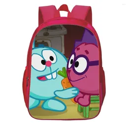 Backpack Kikoriki Fashion Designer Teens Schoolbag Boys Girls Knapsack Cartoon Casual Bookbag Women Satchel