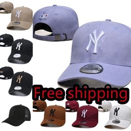 Fashion Baseball Designe Unisex Beanie Classic Letters NY Designers Caps Hats Mens Womens Bucket Outdoor Leisure Sports Hat casquette white Free shipping