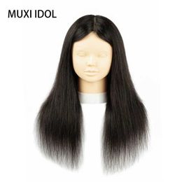 Mannequin Heads 100% artificial hair human model head used for training styling can be permed/dyed/bleached and makeup Practise Q240510