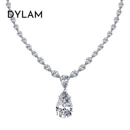 Drop Earrings Chain Necklace Accessories Cz Cubic Zirconia Bridal Wedding Diamond Necklaces Women Party