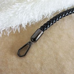 30120CM PU Leather Braided Rope Bag Handles For Handbag Shoulder Strap Woven Wrapping Tape Belt Replacement Accessories 240429