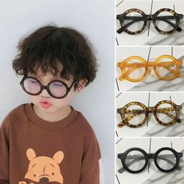 Sunglasses 10 Colors Ultralight Kids Glasses Portable Eye Protection Cute Computer Goggles Round Optical Spectacle Eyeglass