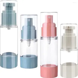 Storage Bottles 4 Pcs Travel Bottle Vacuum Toiletries Little Containers With Lids As Empty Foundation Pump