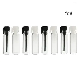 Storage Bottles 300pcs 1ml Mini Small Glass Perfume Bottle 1cc Sample Test Cosmetic Refillable Vials