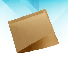 Gift Wrap Doughnut Bags Kraft Paper Sandwich Disposable Food Packing Triangle Shape Oil-Proof Bag
