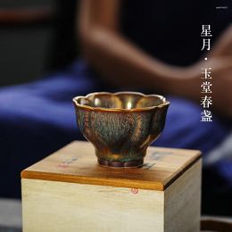 Teaware Sets |spring High-end Collection Level Master Sample Tea Cup Famous Fan Zefeng Burn Leaves Light The CV 18 Spring