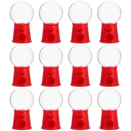 Storage Bottles 12 Pcs Vending Machines Mini Gumball Adornment Funny Party Favours Chewing Creative Candy Dispenser Lovely Child Small