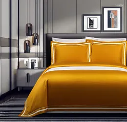 Bedding Sets 37 1000TC Egyptian Cotton Bedlinen Bedcover Gold Grey Burgundy Duvet Cover Pillowcase Set Bed