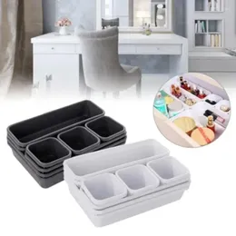 Storage Boxes Organisers Household Accessories Stationery 8pcs Women Bathroom Drawer Dustproof Makeup Organiser Kitchen For Box