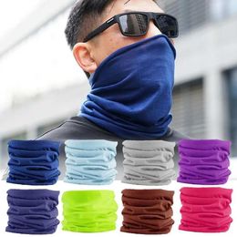 Fashion Face Masks Neck Gaiter Outdoor sports scarf with warm collar unisex womens tube face hiking and cycling headband Bandana Balaclava Q240510