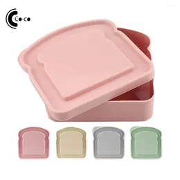 Dinnerware Large Capacity Lunch Box High Container 13 12.3 3.7cm Preservation Tableware Eco-friendly Portable