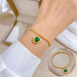 Personalized charm fashion jewelry bracelets & bangles quality natural stone stainless steel bracelet jewelry for women