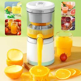 Electric Portable Juice Cup Juicer USB Rechargeable Mini MultiFunction Mixing Bottle Fresh Fruit Lemon Home Use 240509
