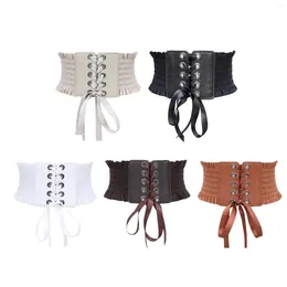 Belts Ladies Womens Belt Corset Wide Adjustable Lace Costume Dress Waistband