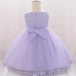 Girl Dresses Toddler Baptism 1st Birthday Dress For Baby Clothes Lace Princess Flower Girls Party Ceremony Gown Infant Vestidos