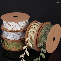 Decorative Flowers Silk Ribbon Artificial Leaf For Scrapbook DIY Accessories Party Year Christmas Decoration Storage Box