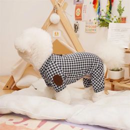 Dog Apparel Jumpsuit Rompers Winter Pyjamas Puppy Clothes Yorkie Poodle Yorkshire Bichon Pomerania Maltese Schnauzer Clothing