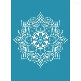 Gift Wrap Mandala Self Adhesive Silk Screen Printing Stencil Mesh Transfers For DIY T-Shirt Pillow Fabric Bags Textile Painting