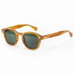 2022 Fashion Vintage Acetate Sunglasses Johnny Depp JackJad Sun Glasses Men Women Luxury Brand Lemtosh Polarized Tinted Round Ocul6238579